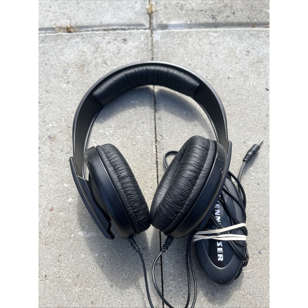 Sennheiser HD-202 Wired Stereo Headphones Black 3.5 mm Audio Jack HD 202